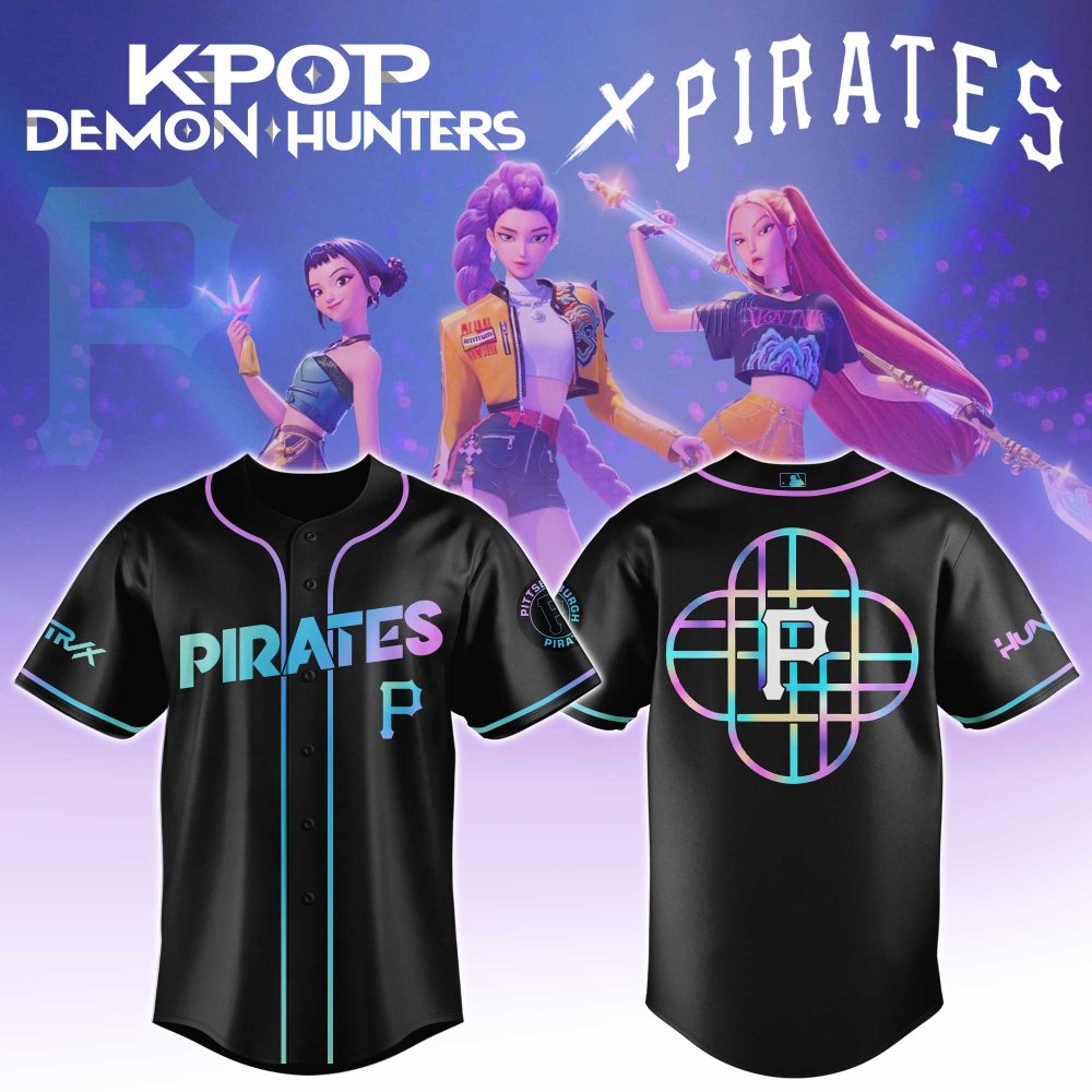 Pittsburgh Pirates Mlb X Kpop Demon Hunters Huntrx Custom Baseball Jersey