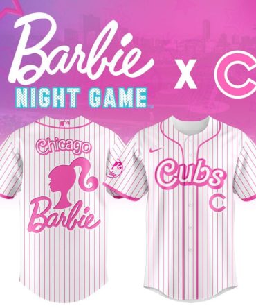 Premium Mlb Chicago Cubs X Barbie Custom Baseball Jersey