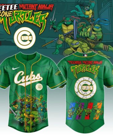 Premium Mlb Chicago Cubs X Teenage Mutant Ninja Turtles Custom Baseball Jersey