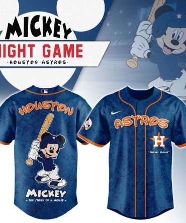 Premium Mlb Houston Astros X Mickey Mouse Custom Baseball Jersey