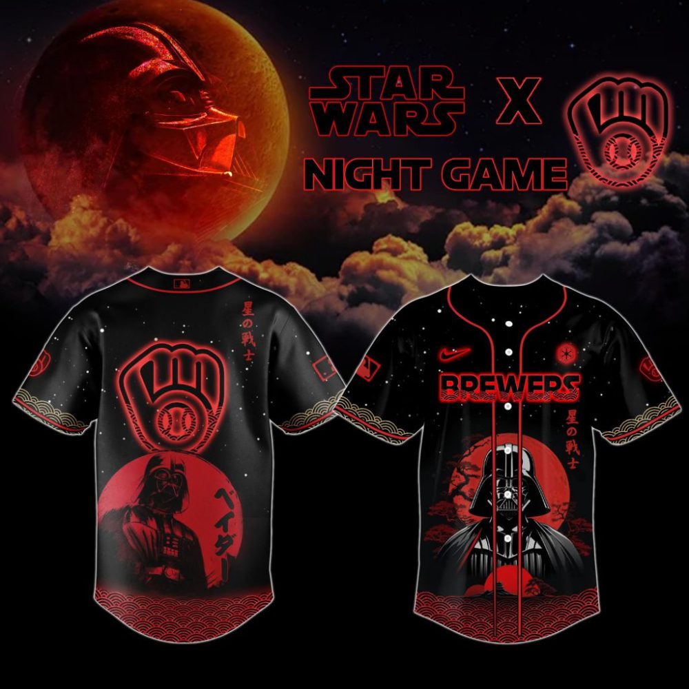 Premium Mlb Milwaukee Brewers X Star Wars Custom Baseball Jersey