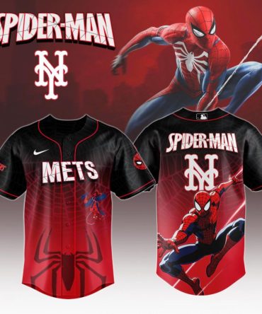 Premium Mlb New York Mets X Spider-Man Custom Baseball Jersey