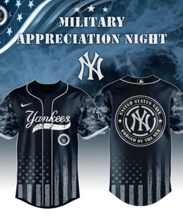 Premium Mlb New York Yankees Navy Military Appreciation Custom Baseball Jersey