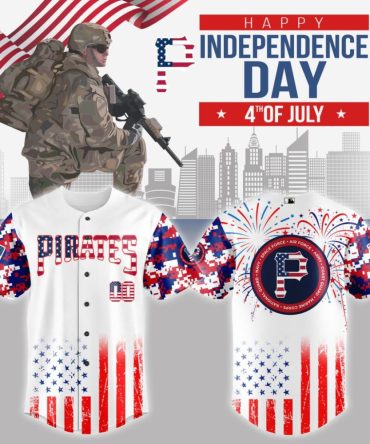 Premium Mlb Pittsburgh Pirates Special The 4Th Of July Military Custom Baseball Jersey