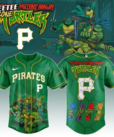 Premium Mlb Pittsburgh Pirates X Teenage Mutant Ninja Turtles Custom Baseball Jersey