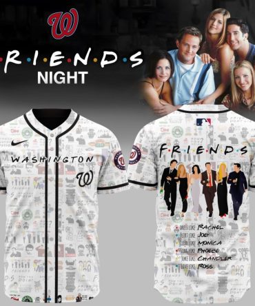 Premium Mlb Washington Nationals X Friends Custom Baseball Jersey