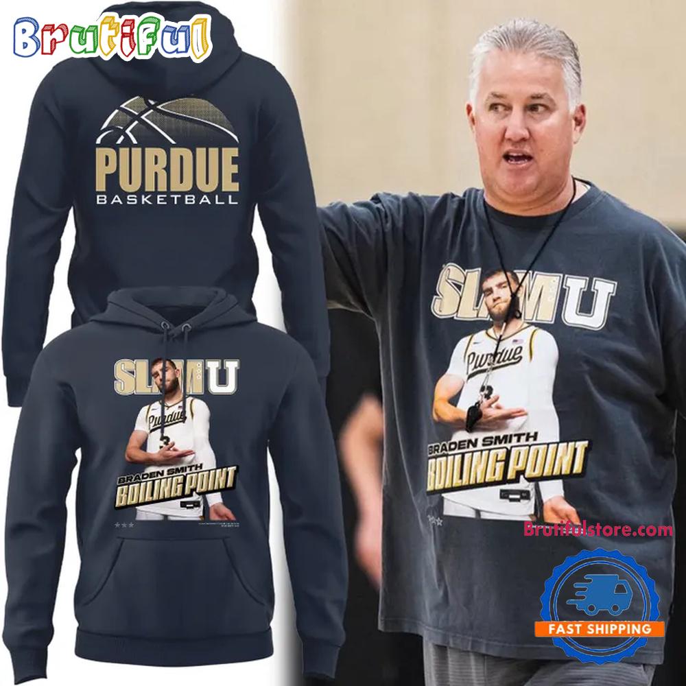 Purdue Boilermakers Basketball Braden Smith Boiling Point Special Edition Hoodie