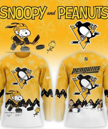Pittsburgh Penguins Peanuts Night 2026 Nhl Game Hockey Jersey