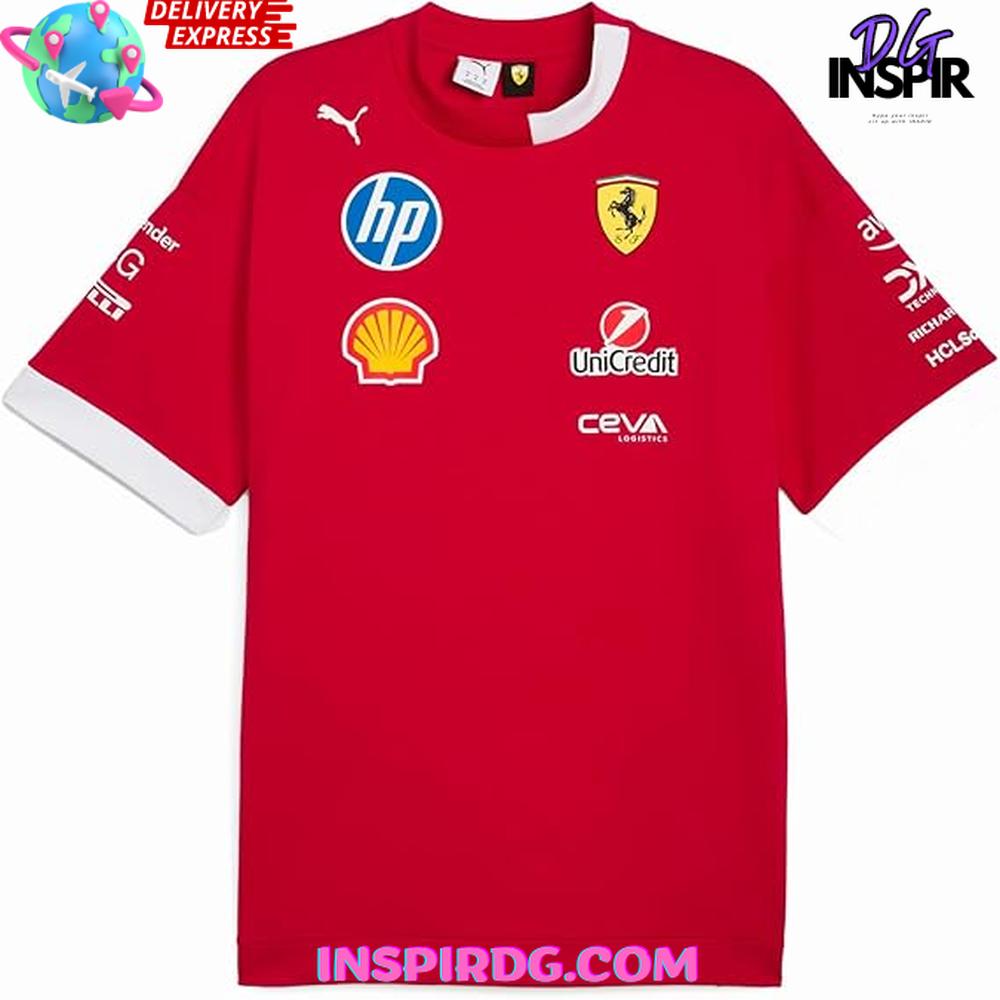 Puma Scuderia Ferrari F1 2025 Driver'S Red T-Shirt - Image 5