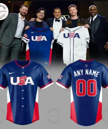 Custom Usa Baseball 2026 World Baseball Classic Jersey