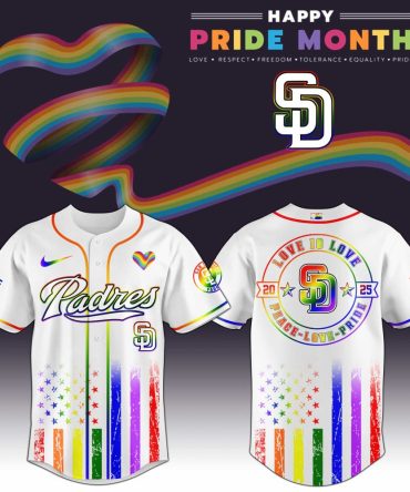 San Diego Padres Mlb X Happy Pride Month Limited Edition Custom Baseball Jersey