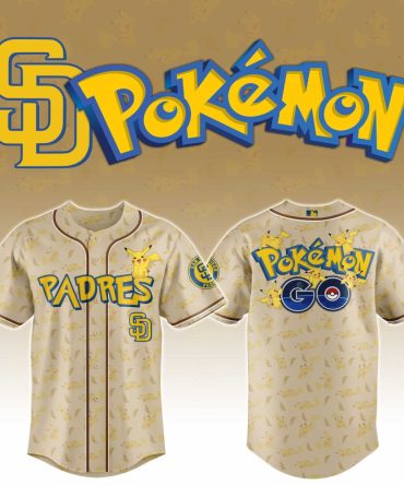 San Diego Padres Mlb X Pokemon Go Custom Baseball Jersey