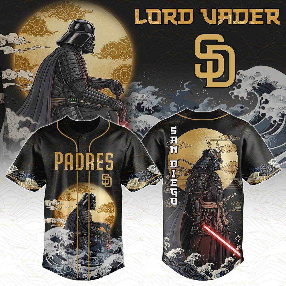 San Diego Padres Mlb X Star War Japanese Style Custom Baseball Jersey