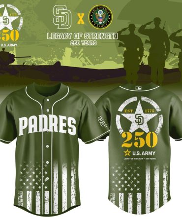 San Diego Padres Mlb X Usa Legacy Of Strength Custom Baseball Jersey