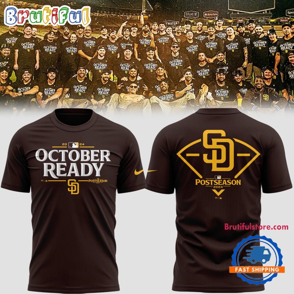 San Diego Padres October Ready Postseason 2024 T Shirt