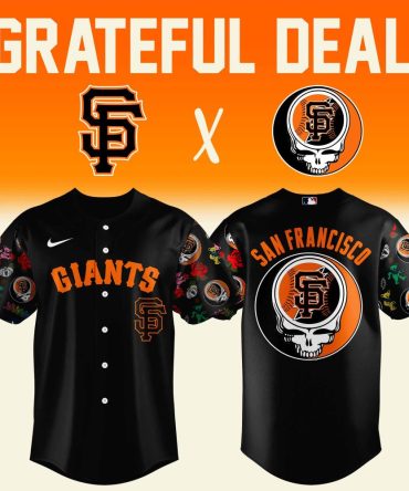 San Francisco Giants Mlb X Grateful Dead Grateful Deal Custom Baseball Jersey
