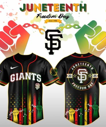 San Francisco Giants Mlb X Juneteenth Day Custom Baseball Jersey Edition Custom Baseball Jersey
