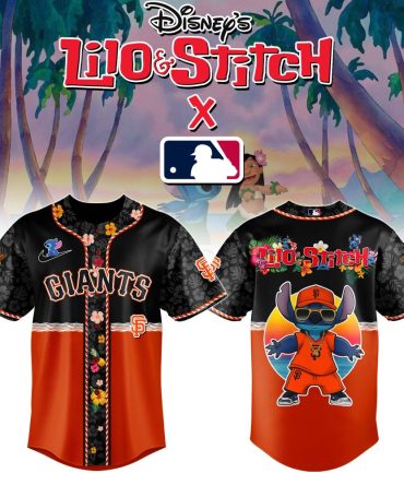 San Francisco Giants Mlb X Lilo & Stitch Custom Baseball Jersey