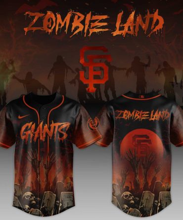 San Francisco Giants Mlb X Zombieland Custom Baseball Jersey