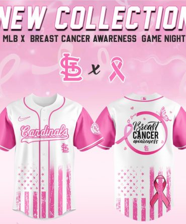St.Louis Cardinals Mlb X Breast Cancer Awareness Month Hope In Pink Custom Baseball Jersey