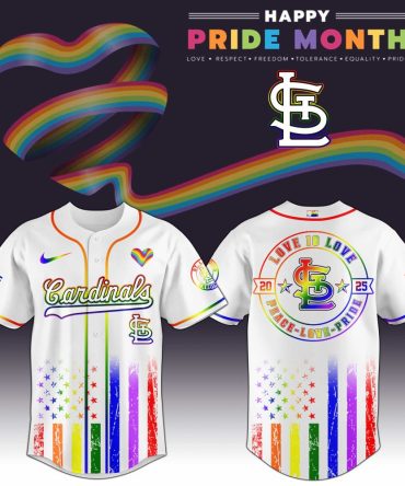 St.Louis Cardinals Mlb X Happy Pride Month Limited Edition Custom Baseball Jersey