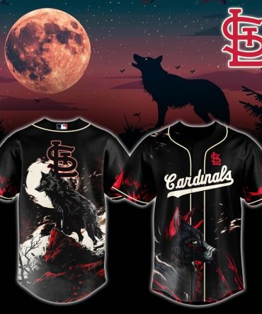 St.Louis Cardinals Mlb X Wolf Custom Baseball Jersey