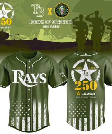 Tampa Bay Rays Mlb X Usa Legacy Of Strength Custom Baseball Jersey