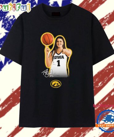 Taylor Stremlow Iowa Hawkeyes Portrait Signature T Shirt
