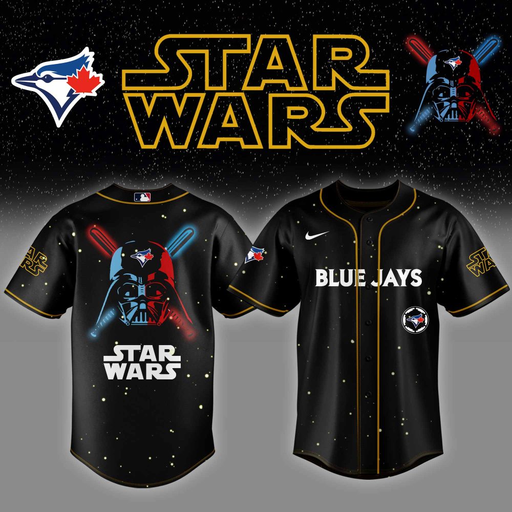 Toronto Blue Jays Mlb X Starwars Custom Baseball Jersey