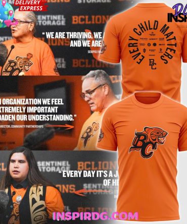 Bc Lions Every Child Matters 2024 T-Shirt