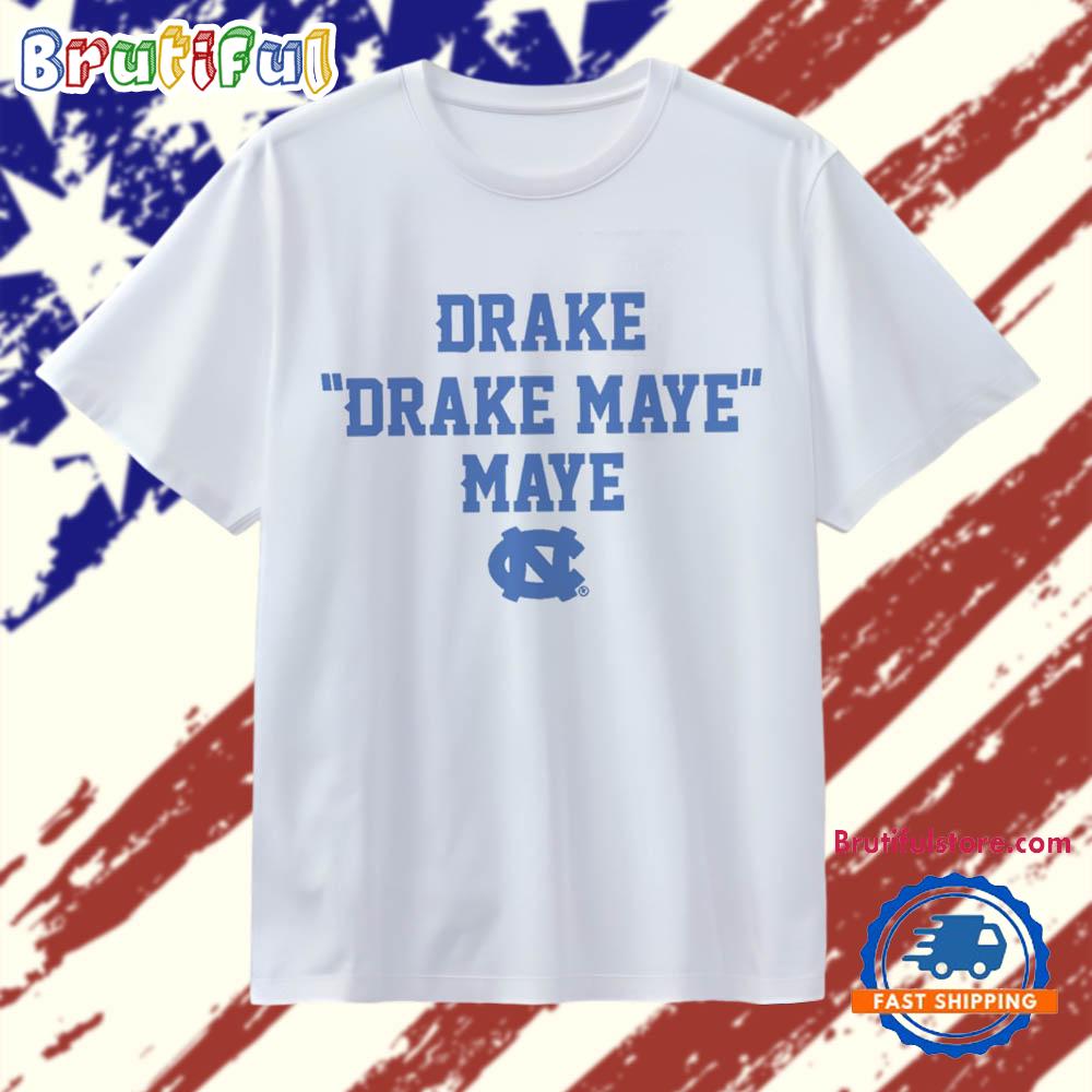 Unc Football Drake Drake Maye Maye Text T Shirt