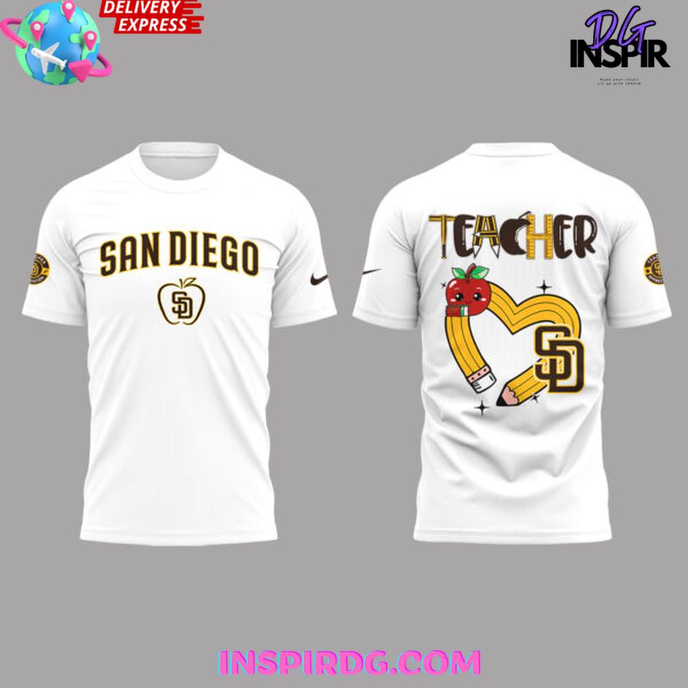 San Diego Padres X Teacher Appreciation Night 2025 Collection Shirt - Image 2