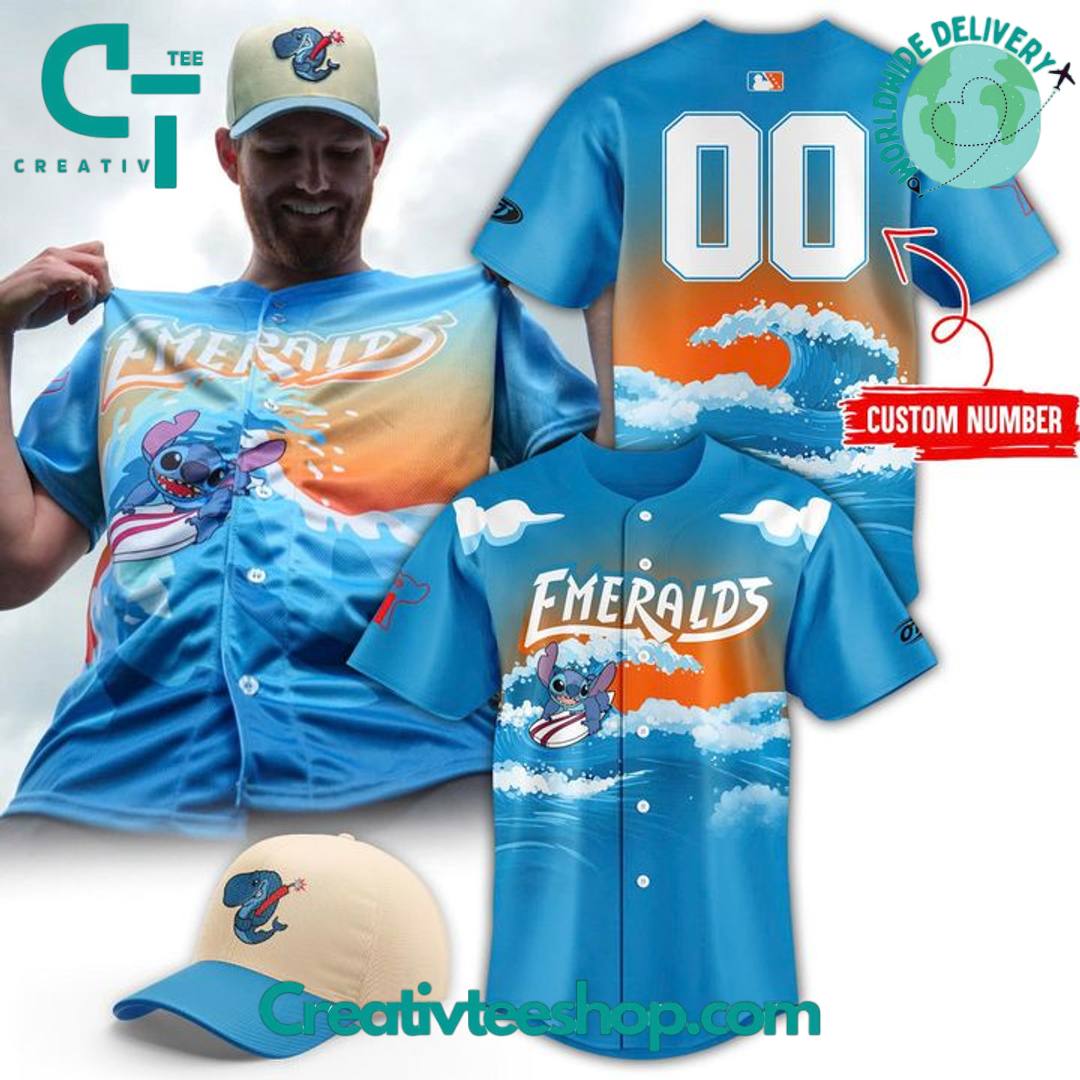 Eugene Emeralds Lilo & Stitch Night Special New Baseball Jersey