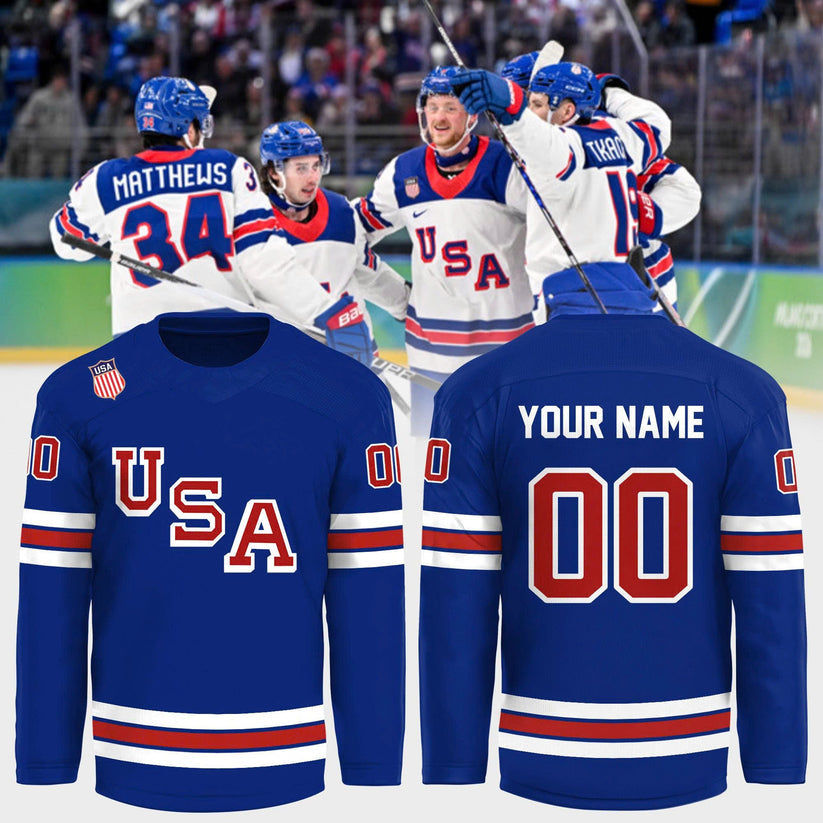 Usa Olympic 2026 New Customize Hockey Jersey