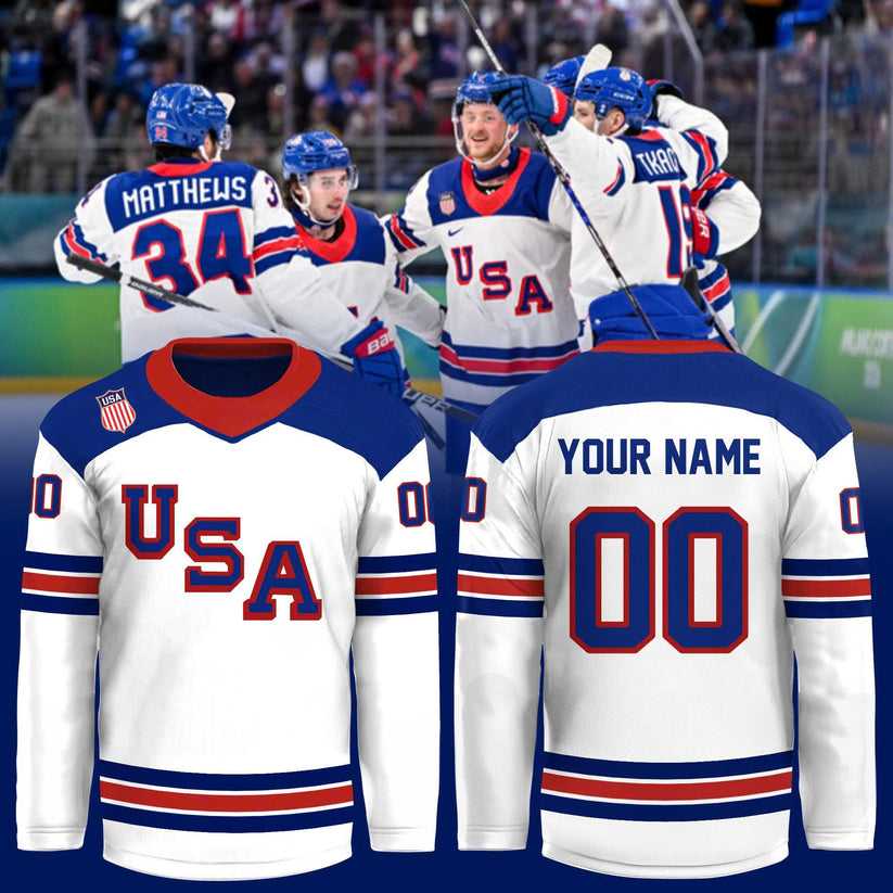 Usa Olympic 2026 New Customize Hockey Jersey