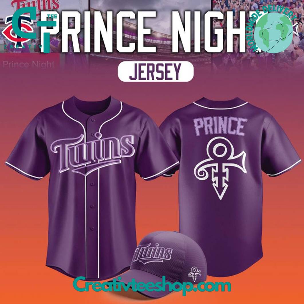 Minnesota Twins Prince Night Purple 2025 Baseball Jersey