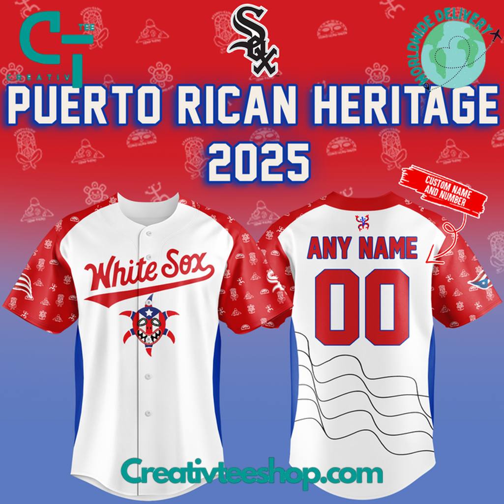 Chicago White Sox X Puerto Rican Heritage 2025 Special Baseball Jersey