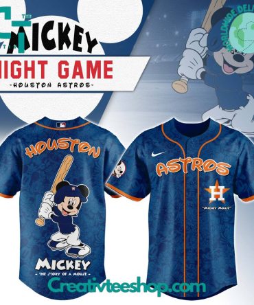 Houston Astros X Mickey Mouse Limited Edition Baseball Jersey