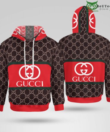 Limited Edition Gucci Luxury Classic Big Logo Brand 3D Hoodie