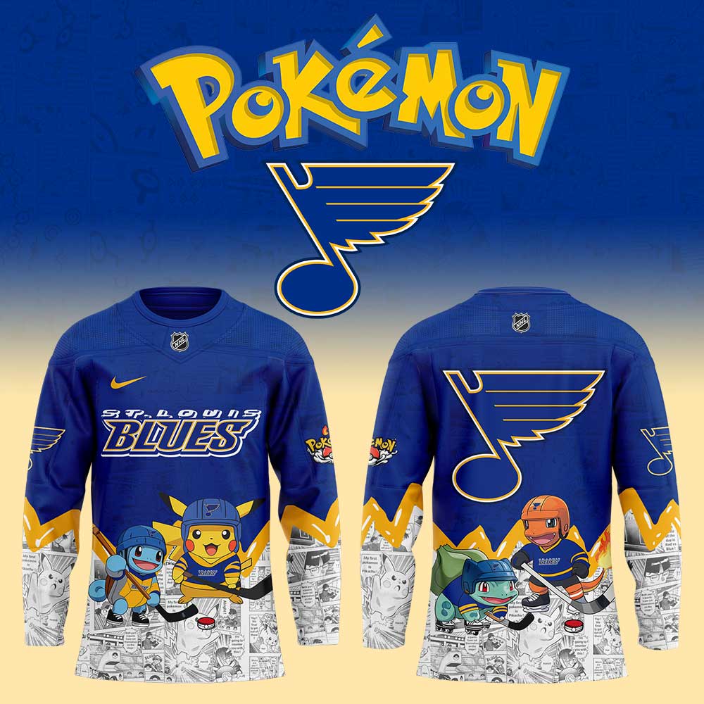 St. Louis Blues X Pok?Mon New Jersey