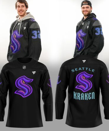 Seattle Kraken Black Hockey History Night Jersey