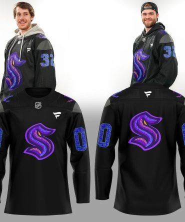 Seattle Kraken Black Hockey History Night Jersey