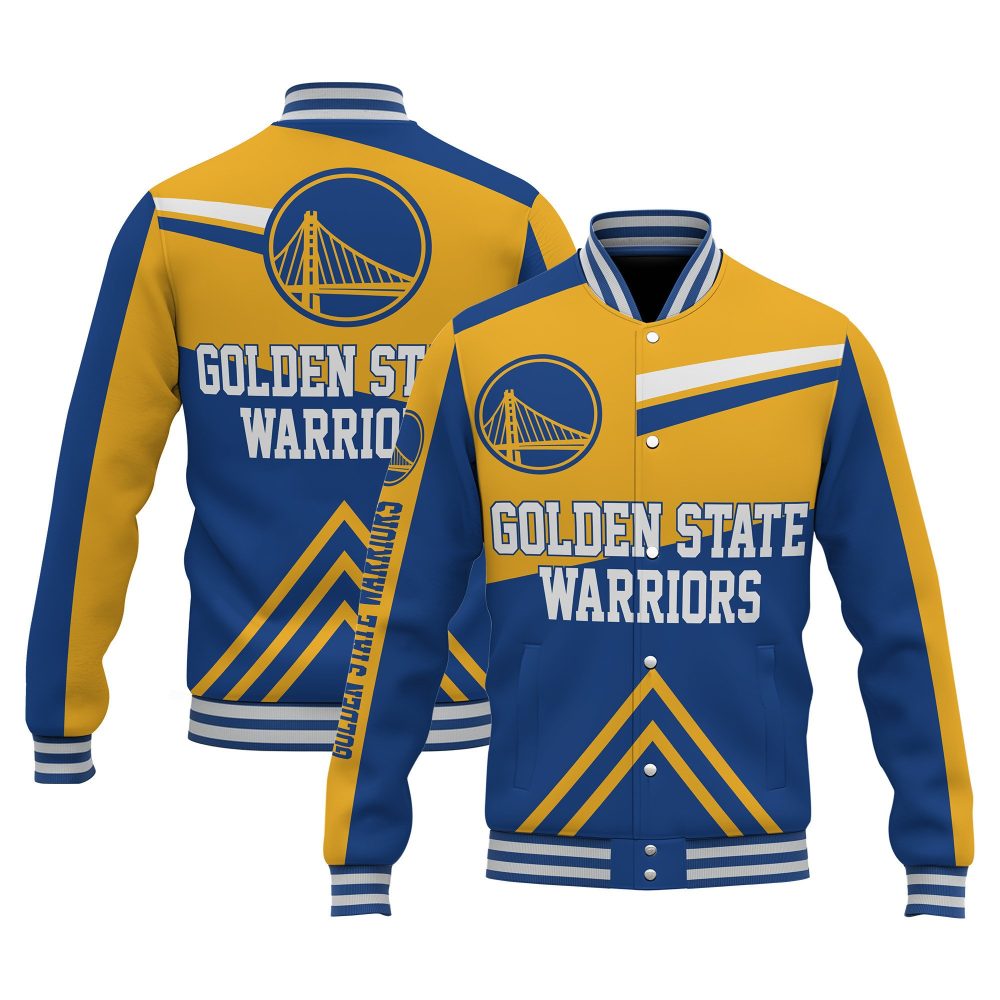 Golden State Warriors Special Design 3D Unisex Varsity Jacket