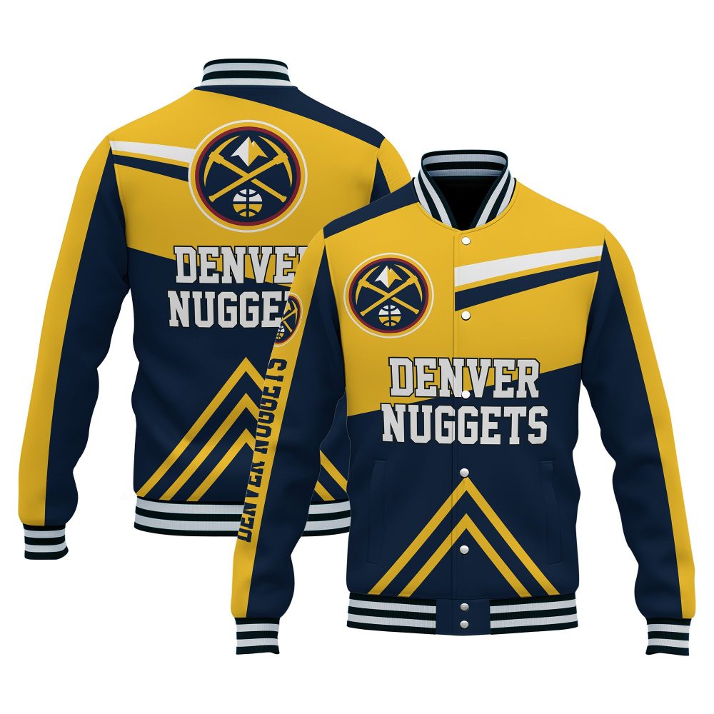 Denver Nuggets Special Design 3D Unisex Varsity Jacket