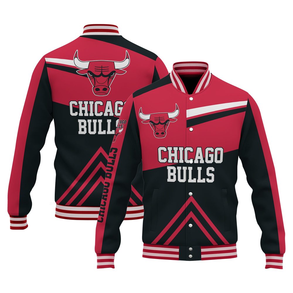 Chicago Bulls Special Design 3D Unisex Varsity Jacket