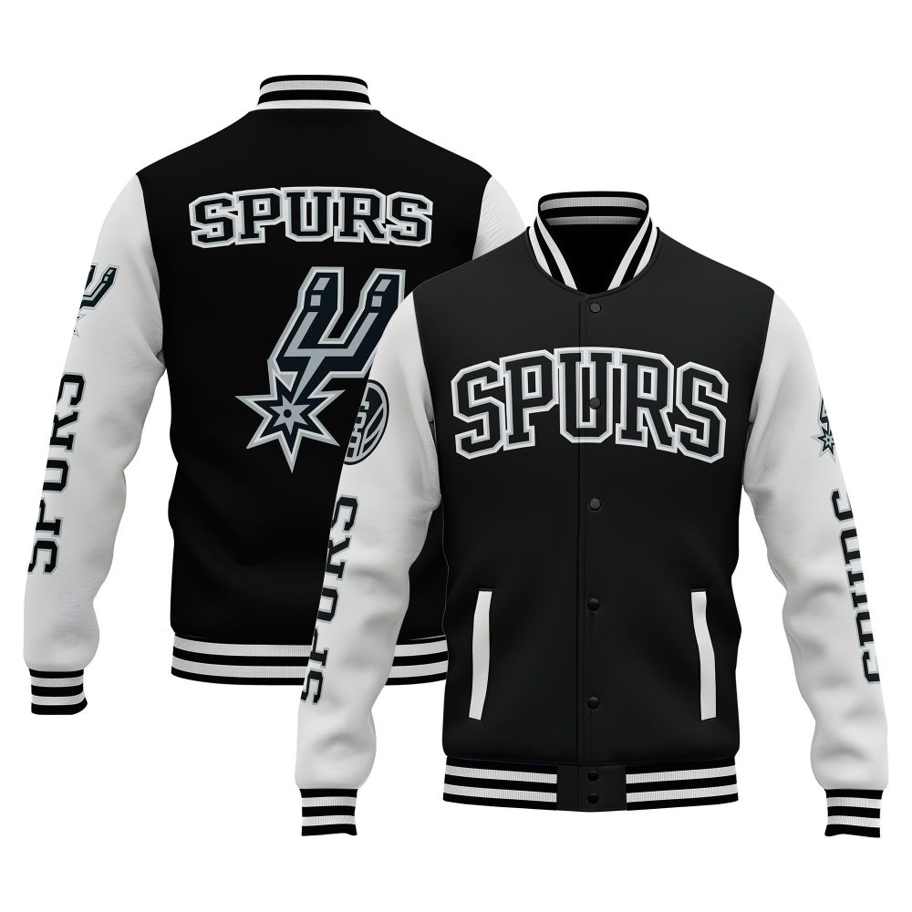 San Antonio Spurs Special Design 3D Unisex Varsity Jacket V1