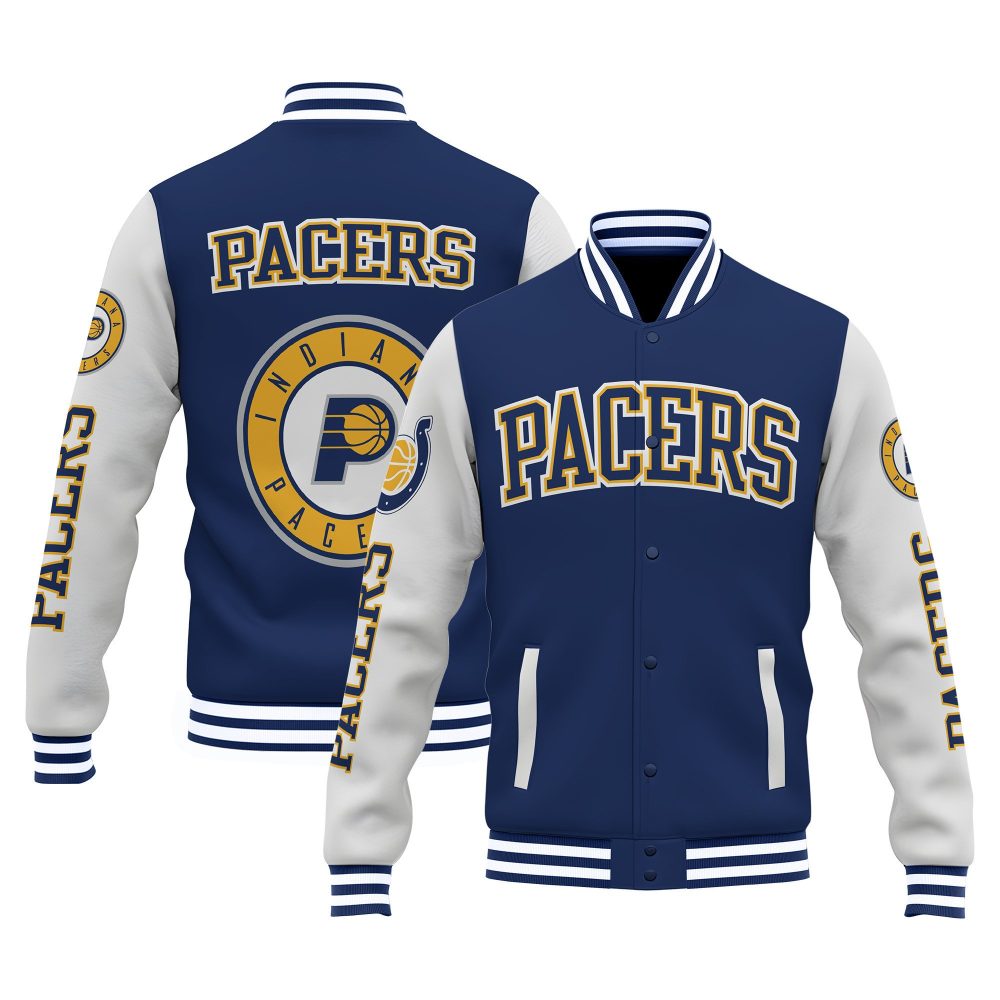 Indiana Pacers Special Design 3D Unisex Varsity Jacket V1