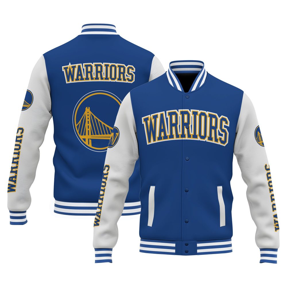 Golden State Warriors Special Design 3D Unisex Varsity Jacket V1