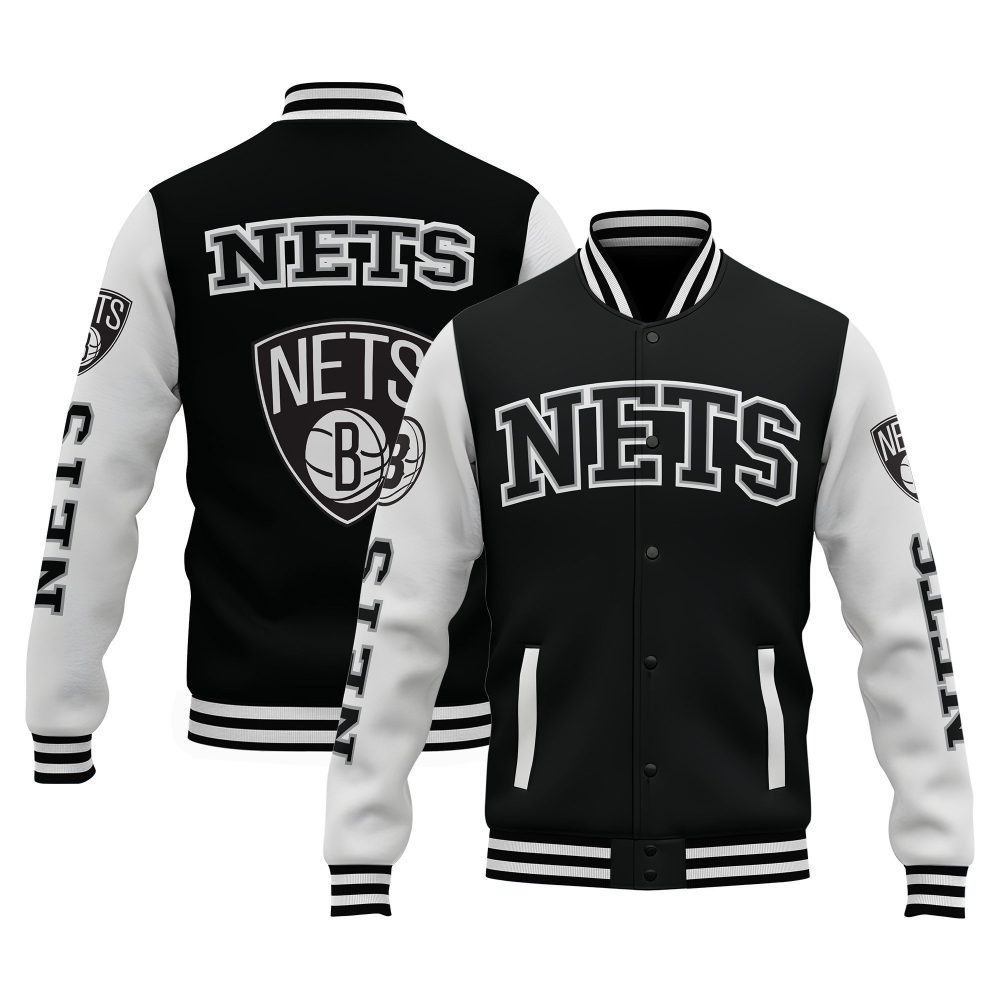 Brooklyn Nets Special Design 3D Unisex Varsity Jacket V1