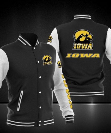 Iowa Hawkeyes Ncaa Baseball Varsity Jacket Full Color